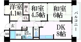 プロスペリテ神戸の物件間取画像